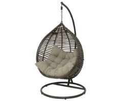 Amadora Hang-ei Wicker Bruin - 121 X 105 X 196 Cm