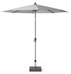 Tuinmeubilair 21 Platinum Middenstokparasol Riva Ø 250 Cm Lichtgrijs