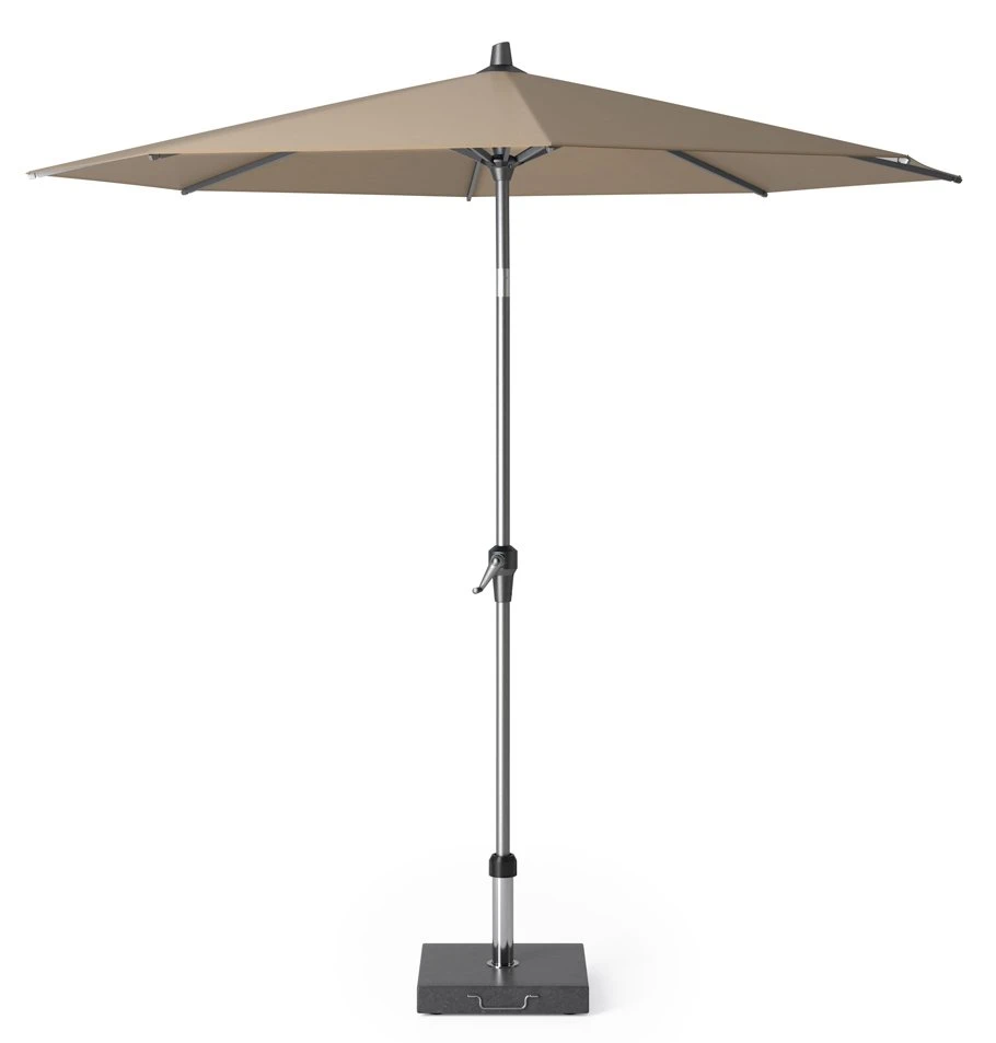 Platinum Middenstokparasol Riva Ø 250 cm Taupe Platinum Middenstokparasol Riva Ø 250 Cm Taupe -Tuinmeubilair platinum middenstokparasol riva 250 cm taupe 910x953 6218e67815c46 l