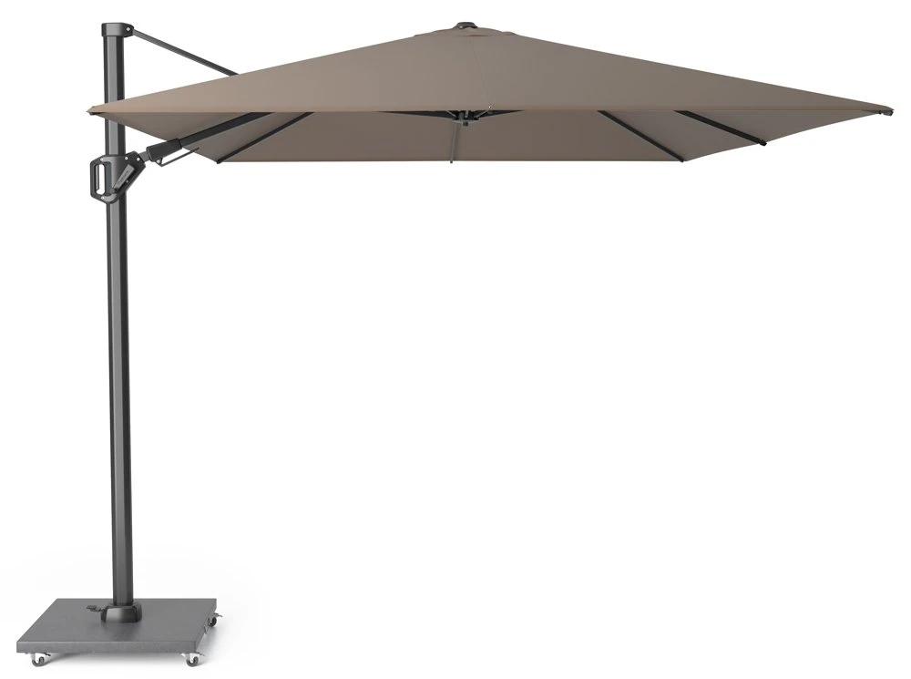 Platinum Zweefparasol Challenger T² Premium 350 x 260 cm Manhattan Platinum Zweefparasol Challenger T² Premium 350 X 260 Cm Manhattan -Tuinmeubilair platinum zweefparasol challenger t premium 350 x 260 cm manh 1000x745 6218e7529e576 l