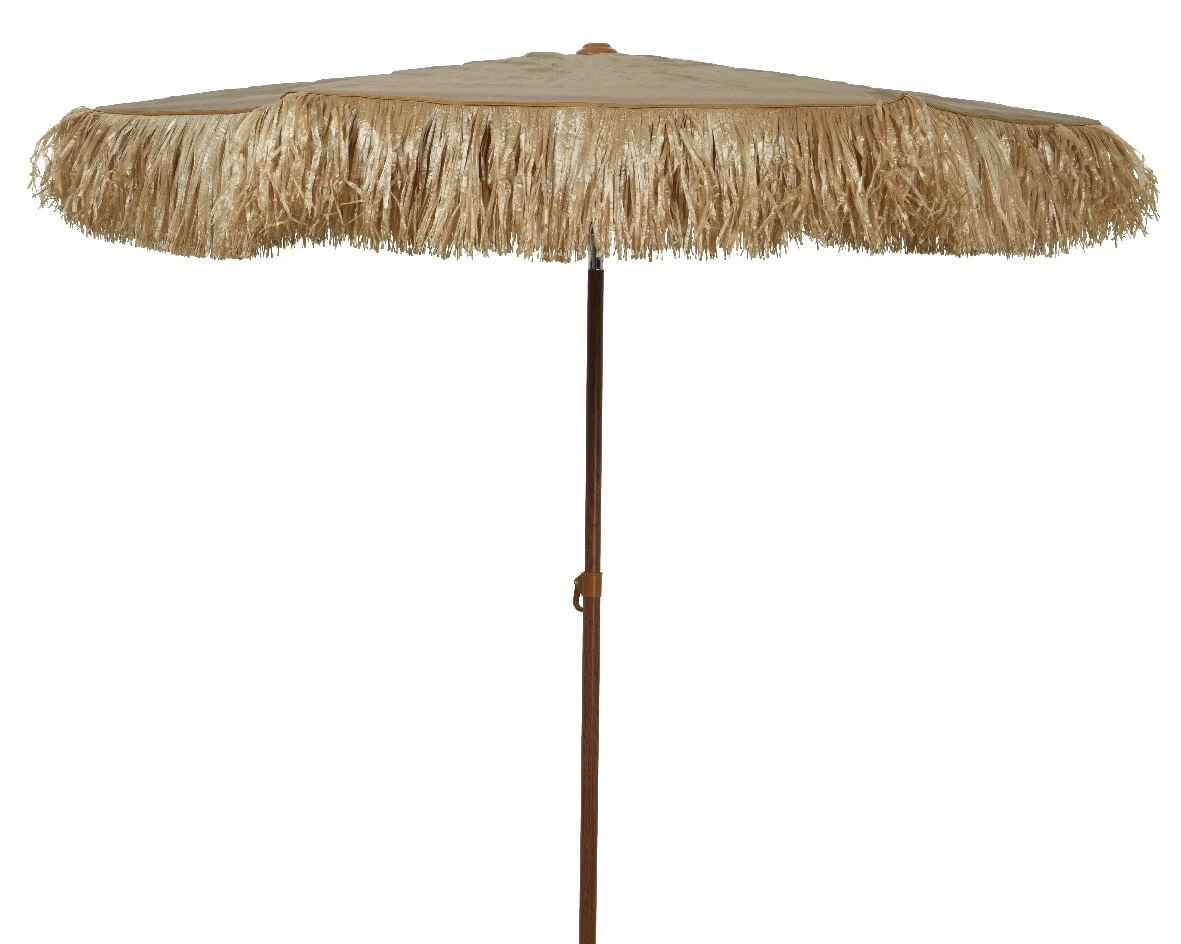 Rafia Parasol Natural - Ø 180 x H 210 cm Rafia Parasol Natural - Ø 180 X H 210 Cm -Tuinmeubilair rafia parasol natural 180 x h 210 cm 1181x944 62346910e24ad l