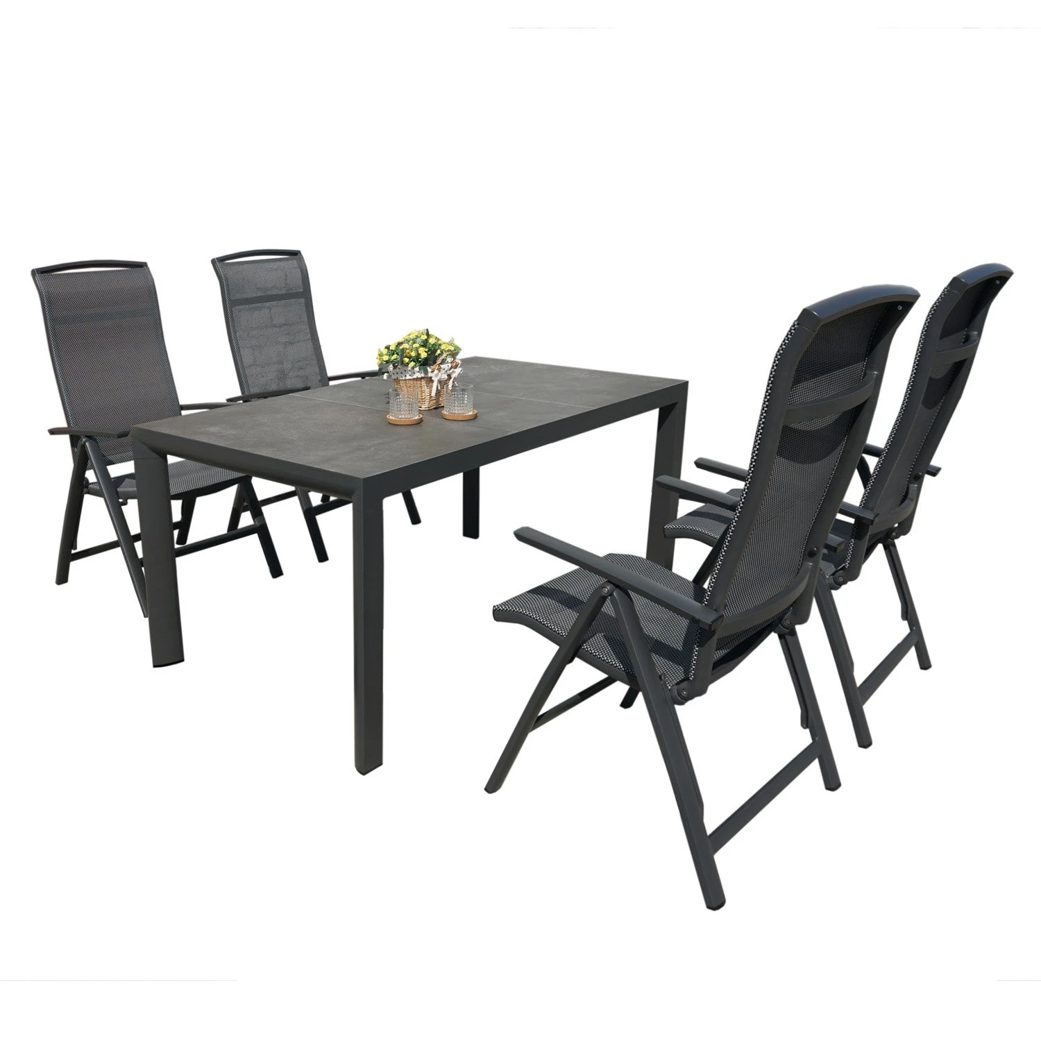Royal Seasons LA PALMA Dining set met 4 stoelen Royal Seasons LA PALMA Dining Set Met 4 Stoelen -Tuinmeubilair royal seasons la palma dining set met 4 stoelen 1500x1500 63ea2de25b78b l