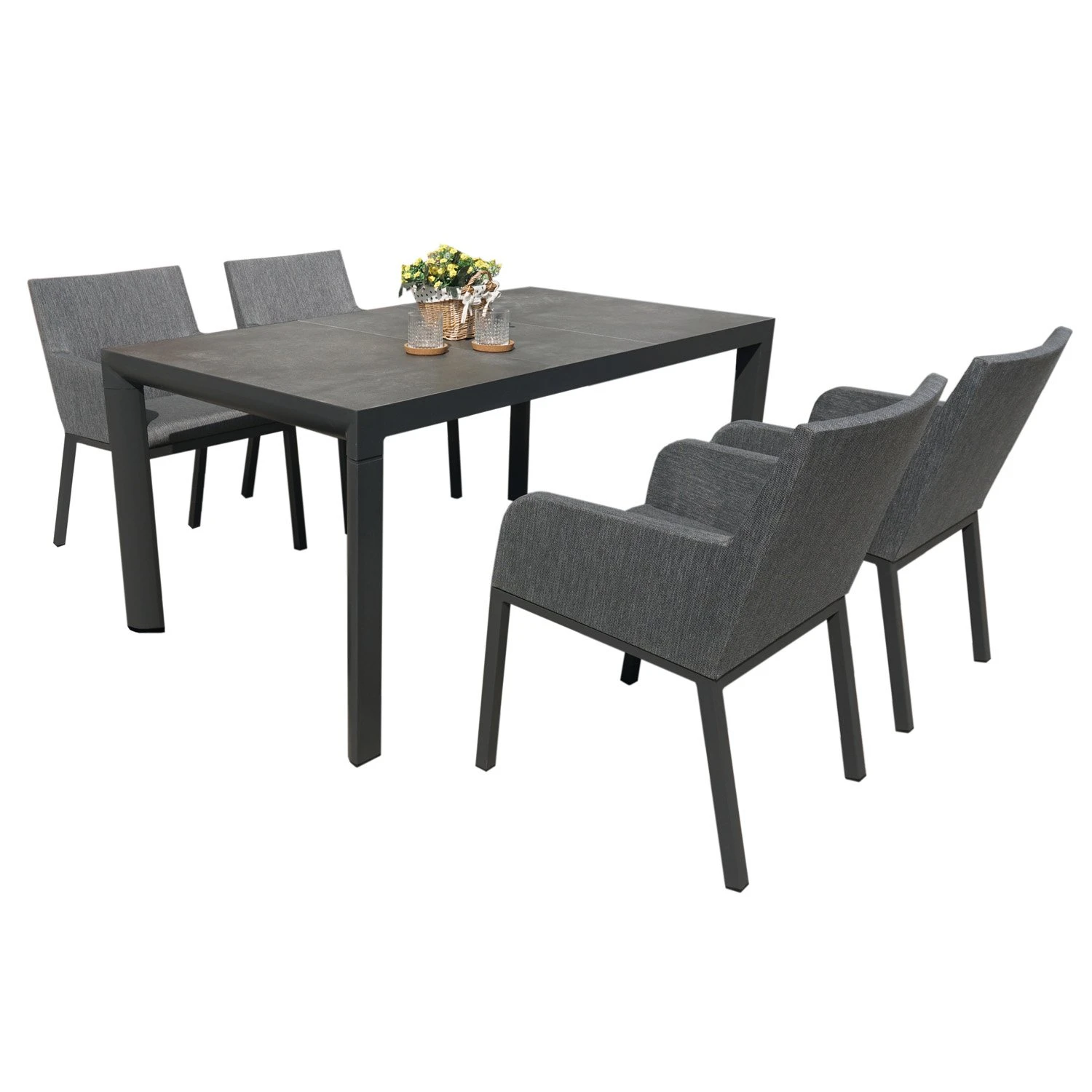 Royal Seasons RONDA Dining set met 4 stoelen Royal Seasons RONDA Dining Set Met 4 Stoelen -Tuinmeubilair royal seasons ronda dining set met 4 stoelen 1500x1500 63ea2dd128859 l